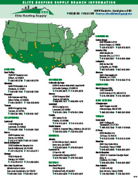 Elite Roofing Supply Branch Info Map tmb